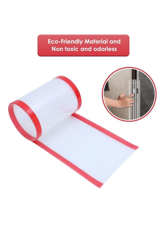 Angloria Baby Proofing Door Pinch Guard, Hinge Cover, Protector for Kids Finger Safety, Heavy Duty Jam Shield, Translucent - Image 4