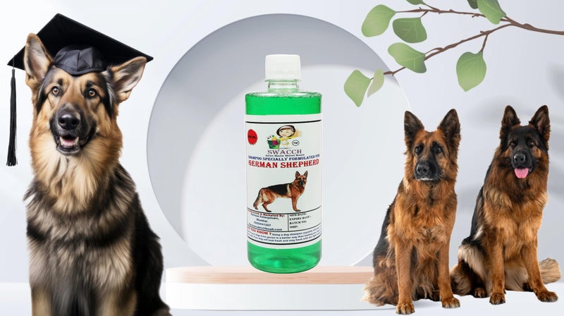 Swacch Shampoo Specially Formulated for German Shepherd (500ML) Neem Alovera - Image 2