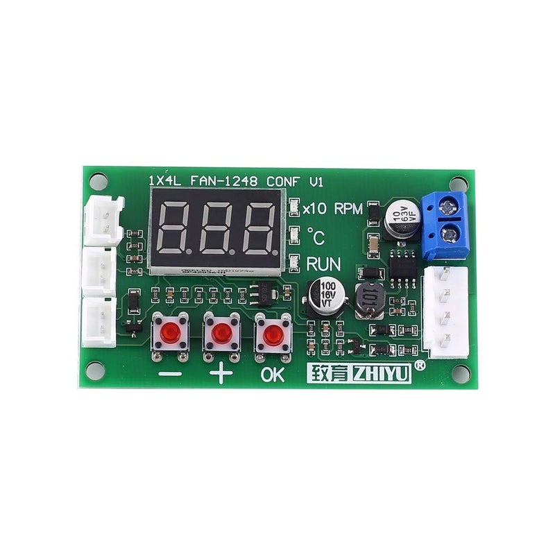 DONGKER PWM Driver Module,DC 12V 24V 48V 4-Wire Fan Temperature Controller for PC Fan/Alarm - Image 3