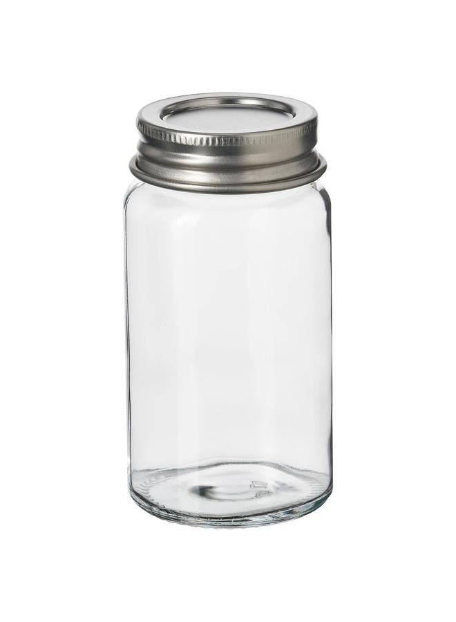 Zaboon Spice jar, clear glass/stainless steel, 6 cl - Image 1