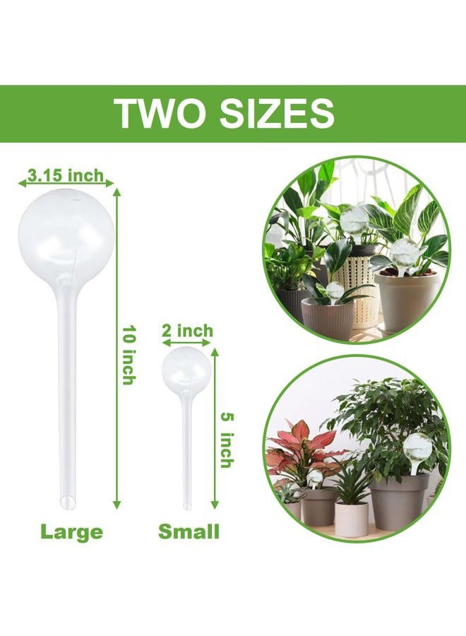 Alotm 10Pcs Plant Watering Bulbs, Automatic Self-Watering Globes Plastic Balls Garden Water Device Watering Bulbs for Plant (Large, Clear) - Image 2