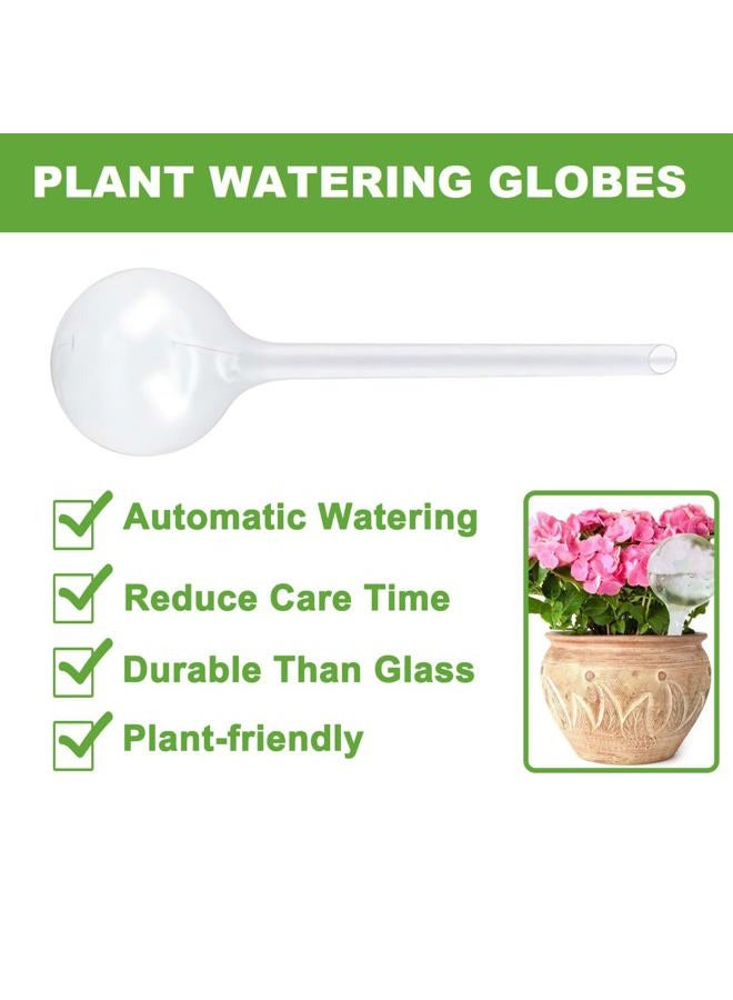 Alotm 10Pcs Plant Watering Bulbs, Automatic Self-Watering Globes Plastic Balls Garden Water Device Watering Bulbs for Plant (Large, Clear) - Image 3
