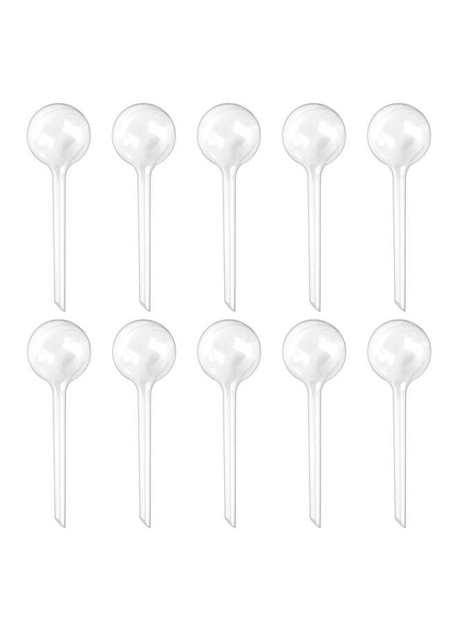 Alotm 10Pcs Plant Watering Bulbs, Automatic Self-Watering Globes Plastic Balls Garden Water Device Watering Bulbs for Plant (Large, Clear) - Image 1