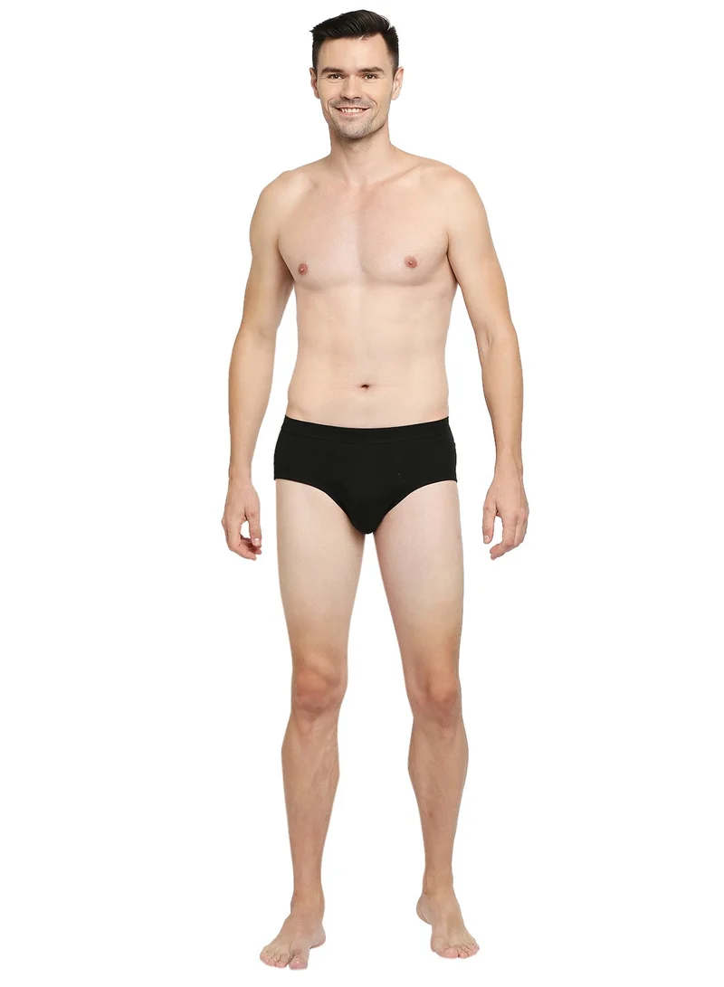 BYC MEN'S COTTON BRIEF - BLACK