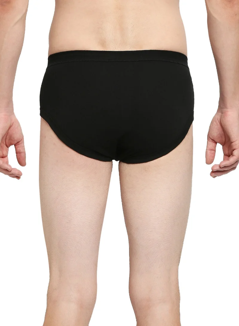 BYC MEN'S COTTON BRIEF - BLACK