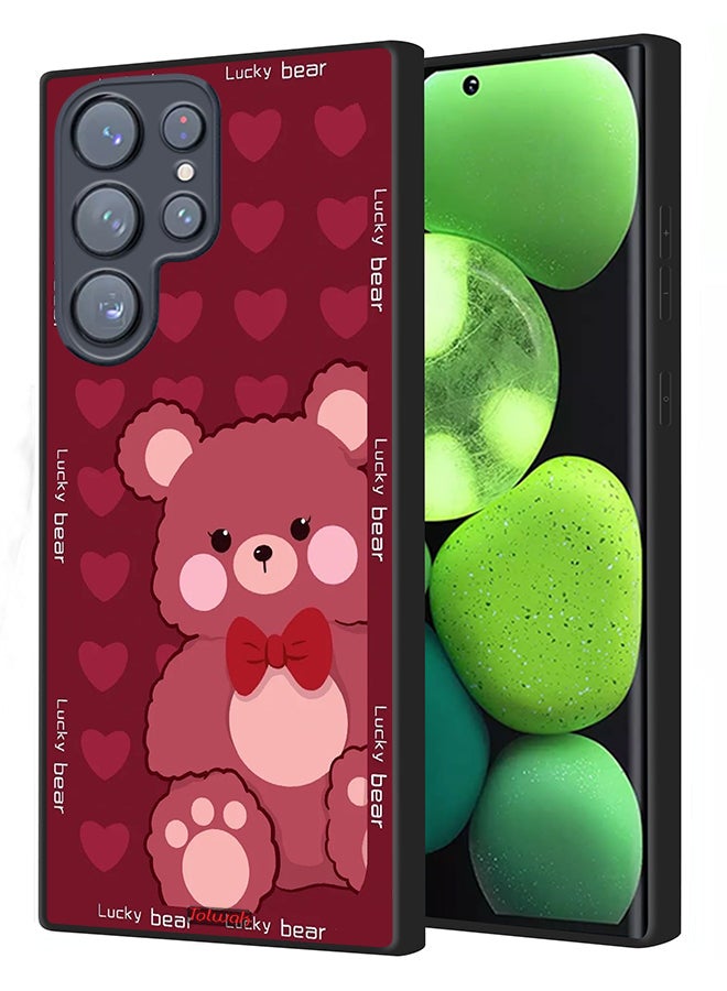Tolwak Samsung Galaxy S22 Ultra 5G Protective Case Cover Lucky Bear - Image 1
