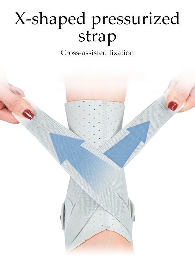 DUNISO Ankle Brace,Ankle Support Brace for Ankle Sprains,Adjustable Compression Ankle Support,with Side Stabilizers,Sturdy and Durable,for Sprains, Sports Injuries, Plantar Fasciitis, Injury Recovery,for Basketball Soccer Volleyball - Image 3