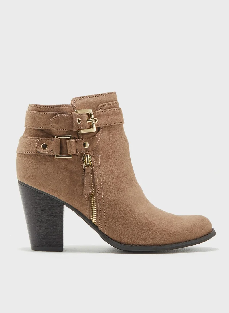 GUESS Suede Biker Ankle Boot