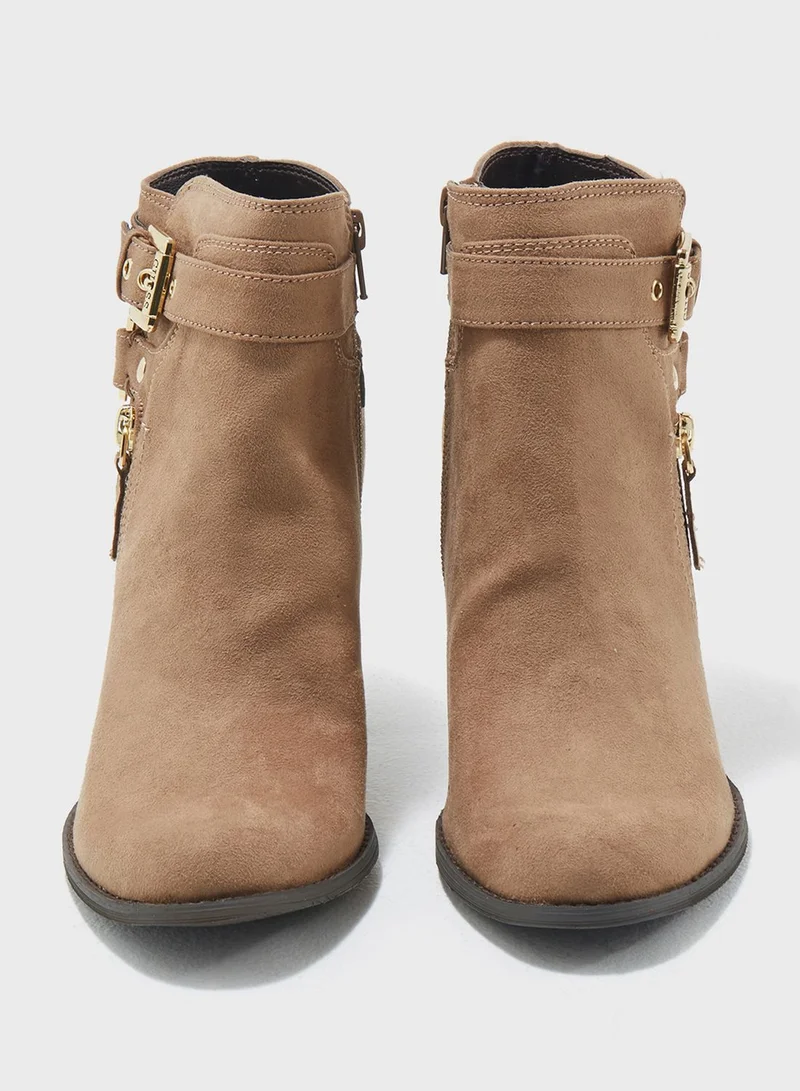 GUESS Suede Biker Ankle Boot