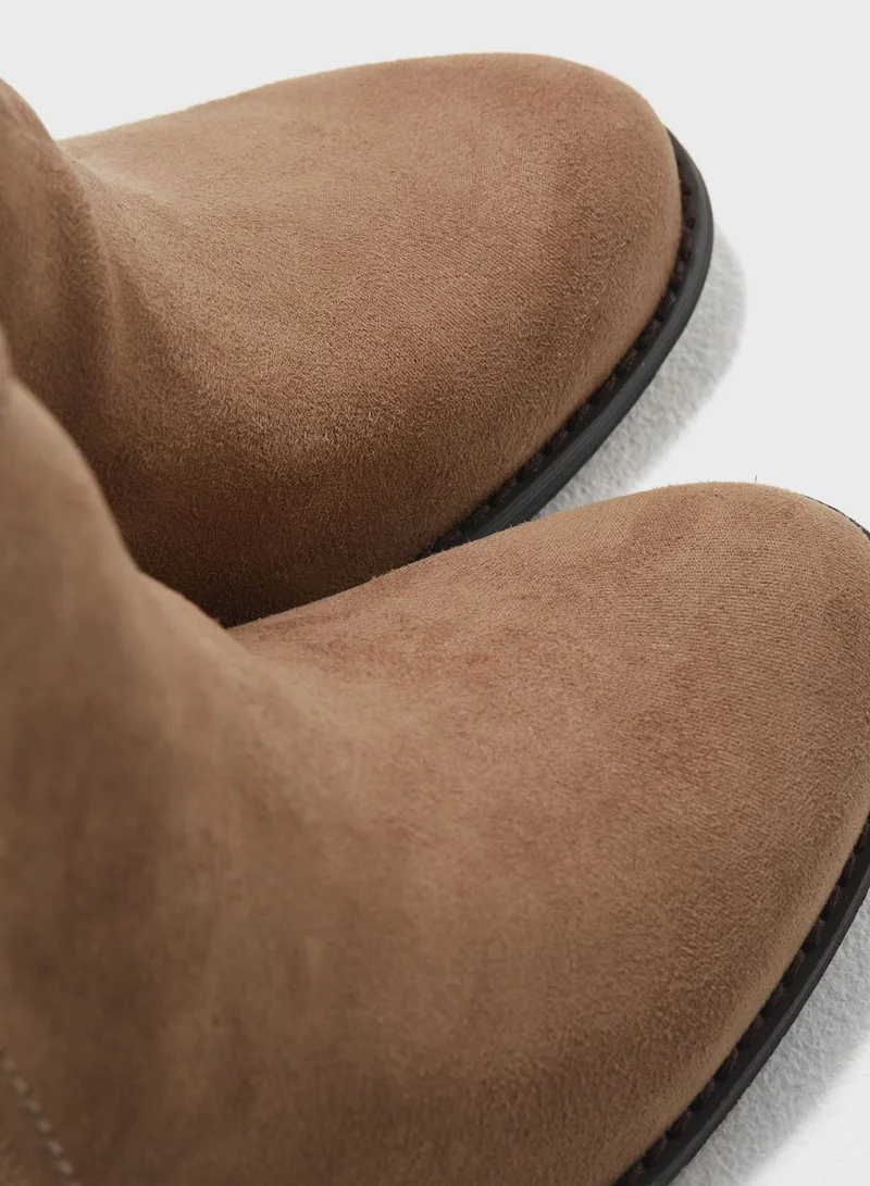 GUESS Suede Biker Ankle Boot
