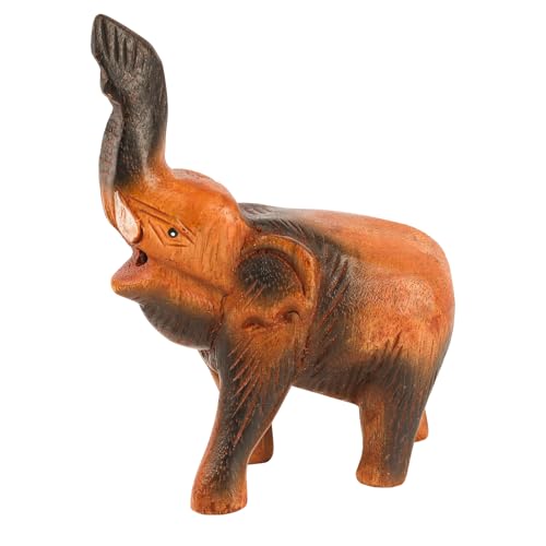 GOGHOST 3.5" Wooden Elephant Call Whistle - Musical Ocarina Craft Decor - Image 1