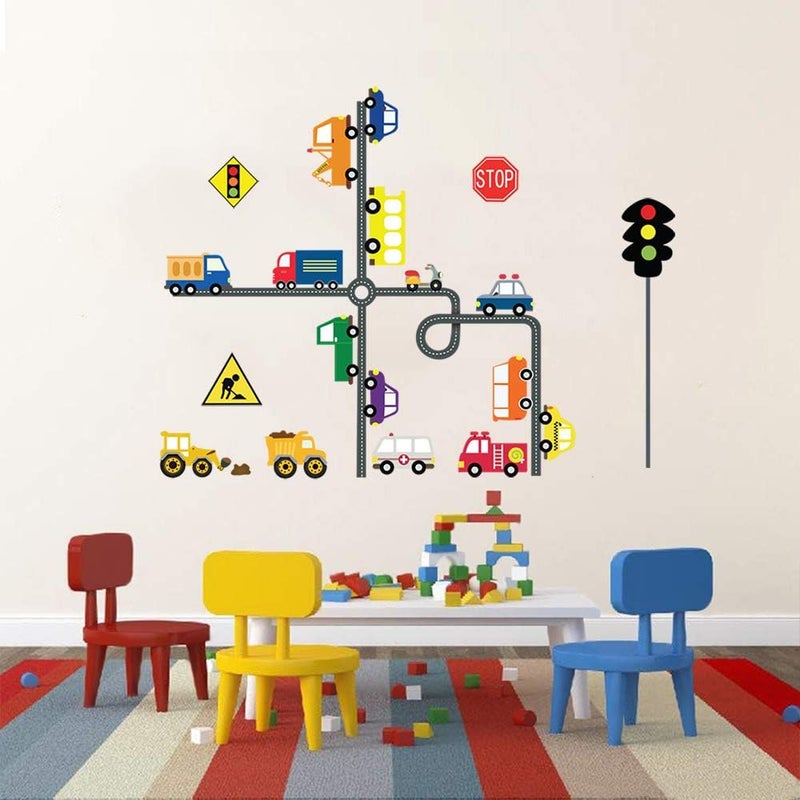 BPA® Car Transportation Road Wall Decals - Image 3