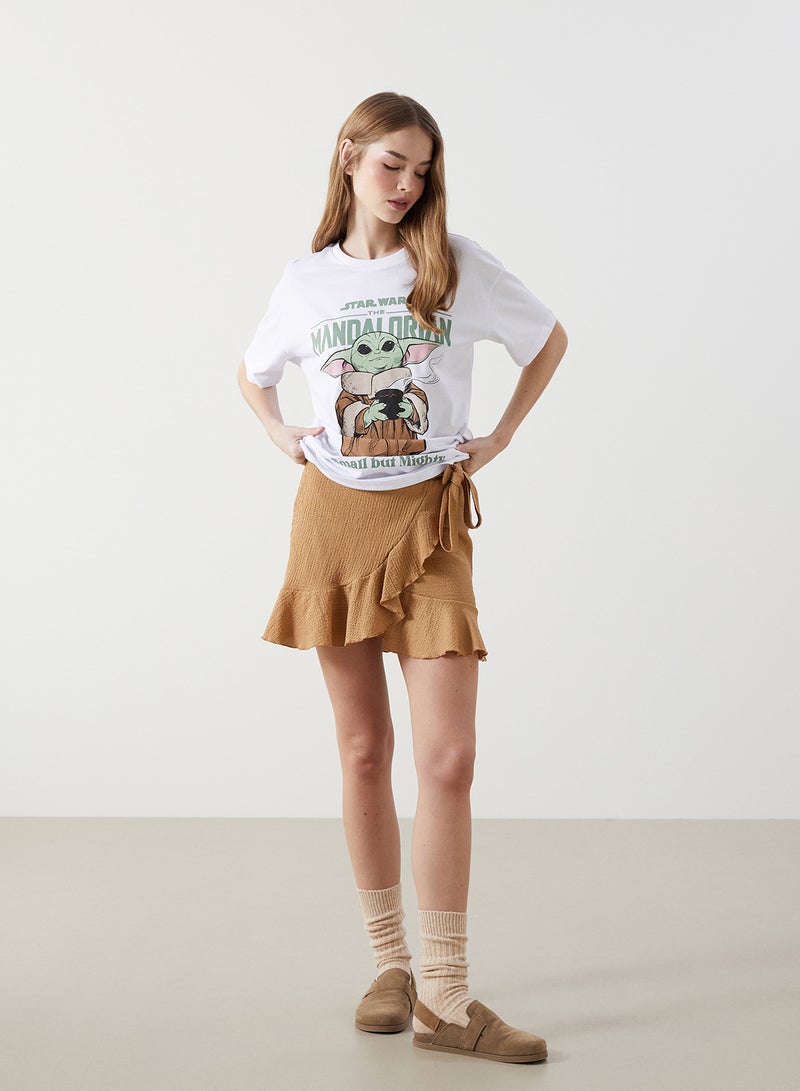 LC WAIKIKI Elasticated Waist Textured Women's Skirt - Image 1