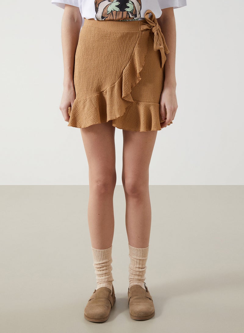 LC WAIKIKI Elasticated Waist Textured Women's Skirt - Image 2