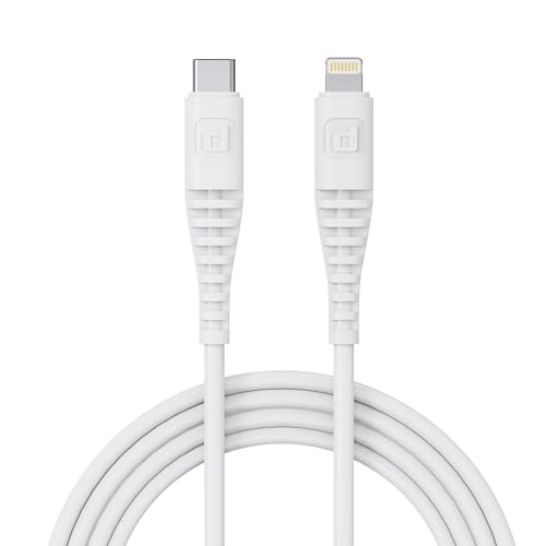 Dubstep Blaze Stellar 33W Type-C To Type-L Data Fast Charging Compatible & Data Sync Cable with Overheat Protection | 70k Insertion Tested (White) - Image 1
