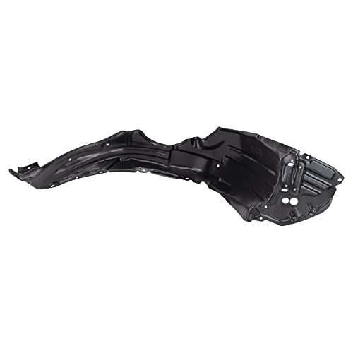TRQ Front Left Inner Fender Liner Black Drivers Side Compatible with 2012-2014 Toyota Yaris TO1248168 - Image 1