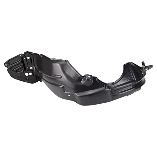 TRQ Front Left Inner Fender Liner Black Drivers Side Compatible with 2012-2014 Toyota Yaris TO1248168 - Image 2