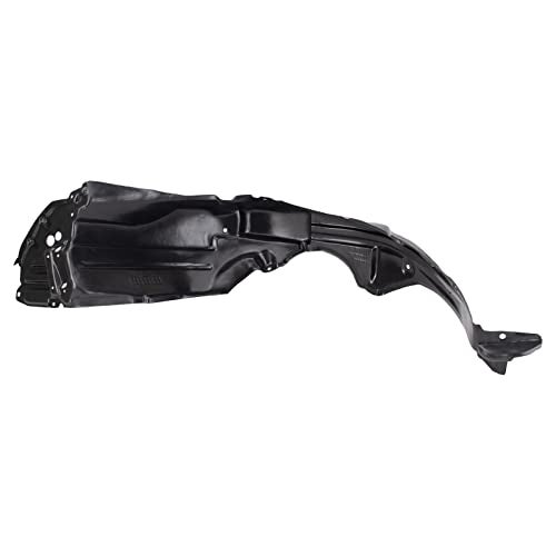 TRQ Front Left Inner Fender Liner Black Drivers Side Compatible with 2012-2014 Toyota Yaris TO1248168 - Image 3