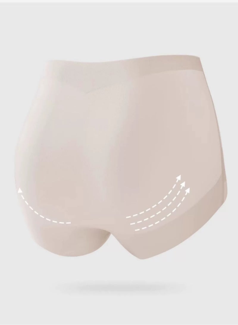 صنفينو 5 قطع/مجموعة سراويل داخلية نسائية من الحرير الجليدي لشد البطن بدون خصر من الحرير عالي الخصر للنساء - Image 5