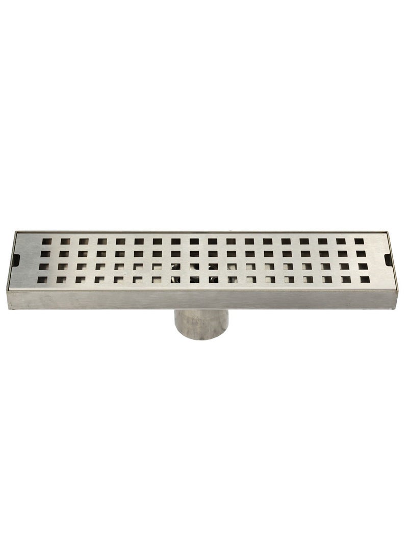 Rectangular shower floor drain, shower drain, 304 stainless steel linear drain with filter fitting - Image 1