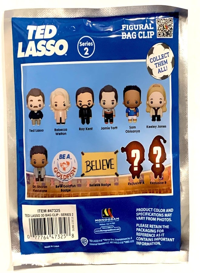 مونوغرام سلسلة تيد لاسو 2 - مشبك حقيبة قابل للتجميع 5 بوصات - حقيبة مفاجآت (شخصية واحدة عشوائية) - سلسلة مفاتيح/إكسسوار حقيبة ظهر لشخصية من المسلسل التلفزيوني | منتج مرخص رسميًا - Image 3