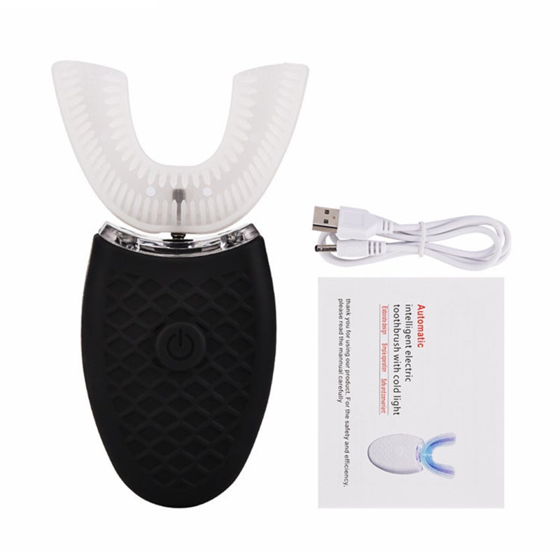 Automatic Electric Toothbrush 360 Degrees Blue Light Intelligent Electric Brush U-Shape Toothbrushs USB Charging Teeth Whitening - Image 2