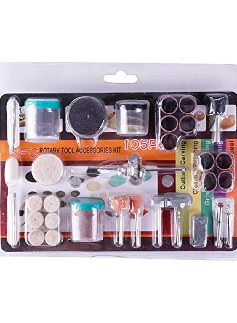 Rotary Tool Accessories Kit 105 Pieces  - Image 3