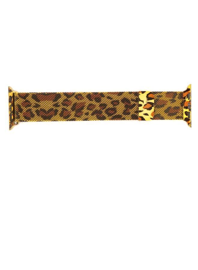 Replacement Band For Apple Watch Yellow/Brown/Black