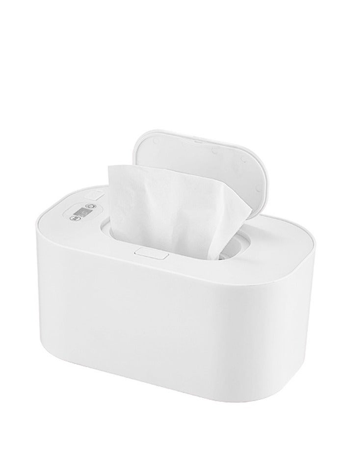 USB Wet Wipes Warmer, Baby Wipes Dispenser, Large Capacity Portable Wipes Warmer for Travel, Home, Car - Image 1