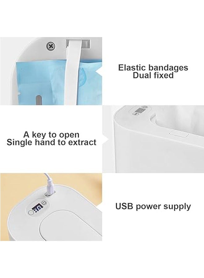 USB Wet Wipes Warmer, Baby Wipes Dispenser, Large Capacity Portable Wipes Warmer for Travel, Home, Car - Image 5