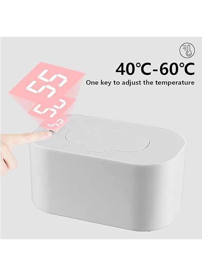 USB Wet Wipes Warmer, Baby Wipes Dispenser, Large Capacity Portable Wipes Warmer for Travel, Home, Car - Image 4