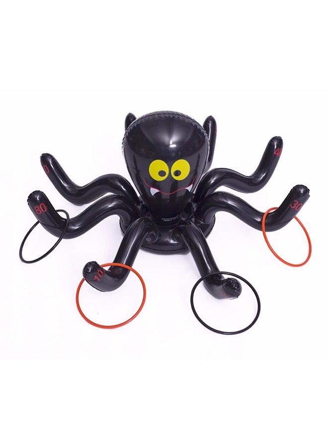 joyzzz Children's Fun Large Inflatable Spider Ring Throwing Game Set  - Image 1