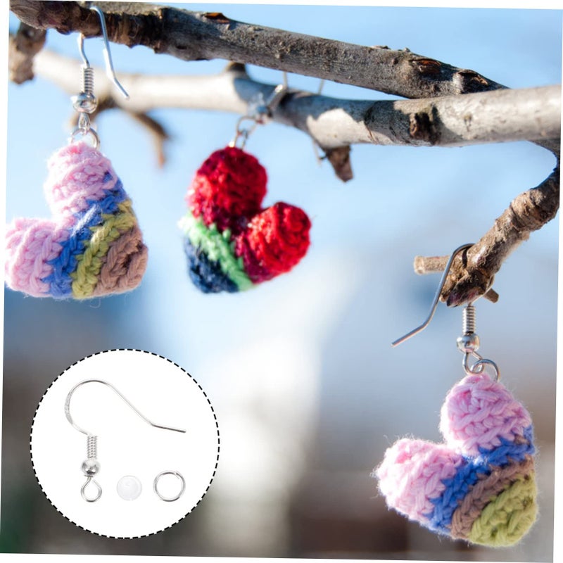 Silver Plated Earring Hooks DIY Craft Supplies Handmade Jewelry Accessories - Image 5