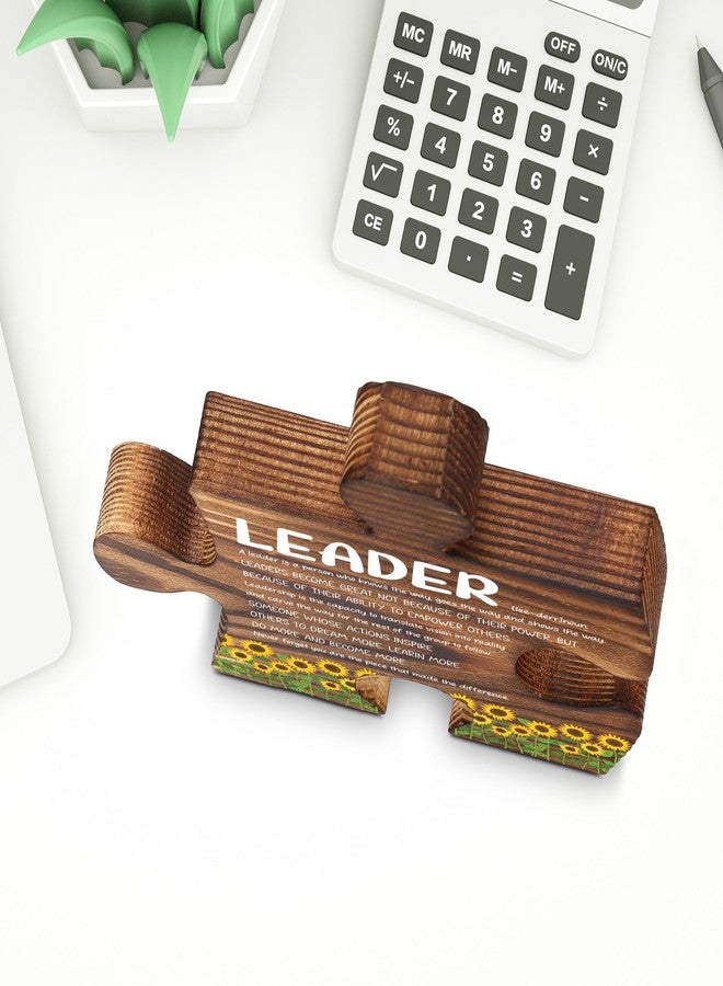 FTONENI Leader Wood Puzzle Desk Decor Sign - FSE386 - Image 4