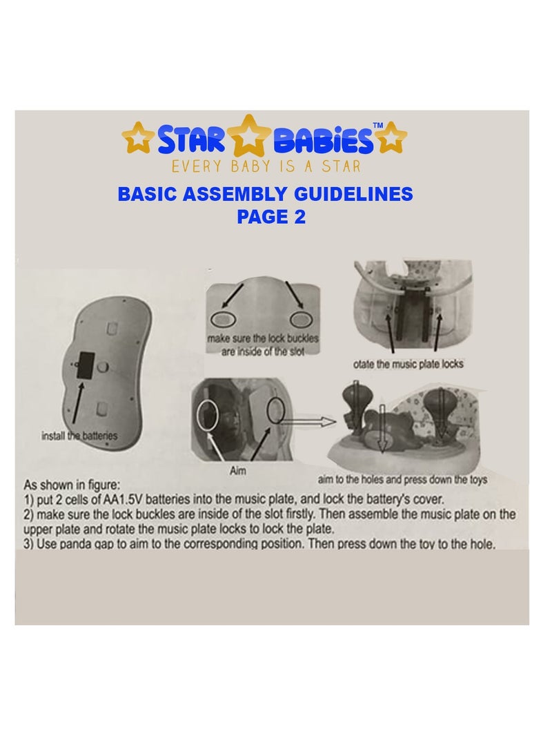 STAR BABiES Star Babies Baby Walker - Coffee  - Image 4