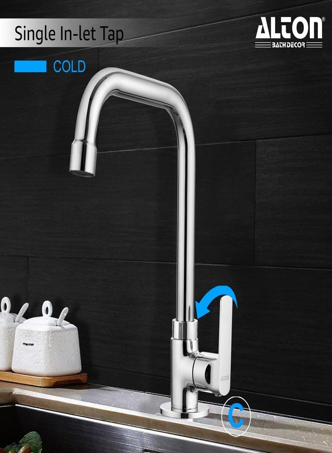 ALTON FAM3355-UM, Swan Neck with 360 Degree Swivel Spout | Kitchen Sink Tap | Kitchen Faucet | Tap for Kitchen Sink | Taps | Wash Basin Tap | Pillar Tap - Image 4