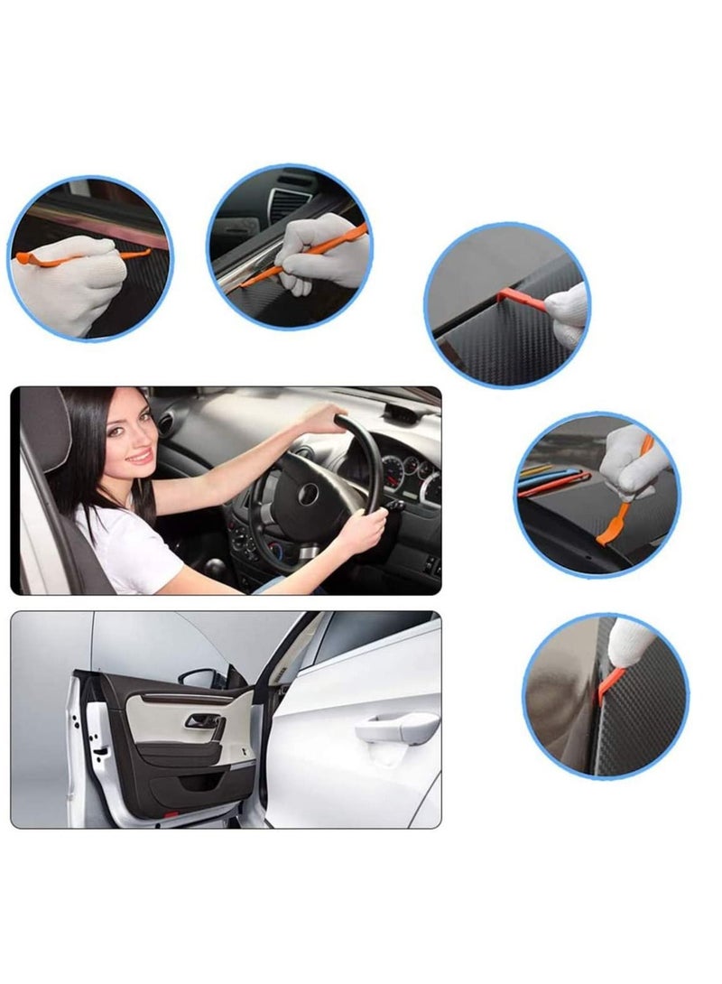 SYOSI 13Pcs Window Tint Film Installation Tool Kit Vinyl Wrapping Tools Car Window Squeegee Set Kit for Vehicle Windows + 2 Pcs Suede Felt Sticker Car Tool Kit Squeegee Film - Image 5