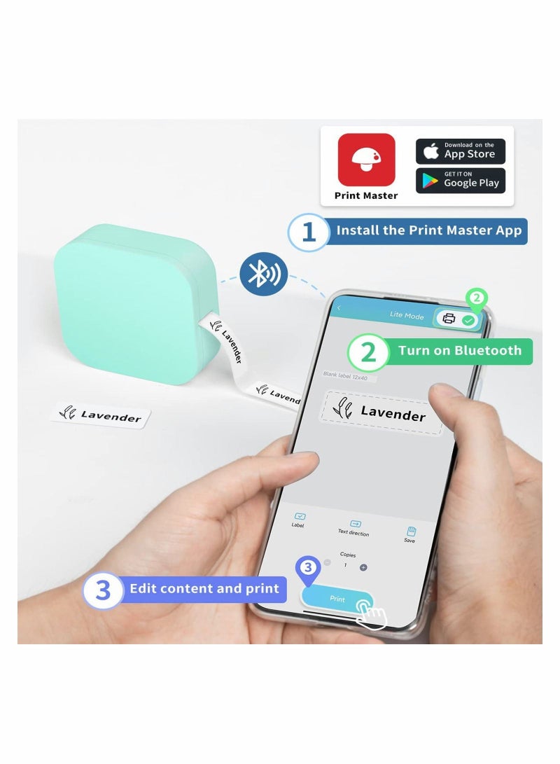 Y&D Q30 Bluetooth Label Maker Portable Custom Wireless Handheld Machine Mini Thermal for Retail Address Home fit iOS Android - Image 5