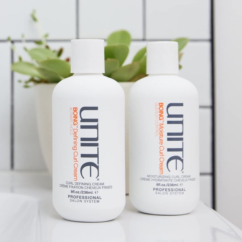UNITE Hair - BOING Defining Curl Cream - Moisturizing Cream to Define, Control, and Hold Curls - Frizz-Free, UV and Heat Protection, Paraben-Free, 8 Fl Oz - Image 4