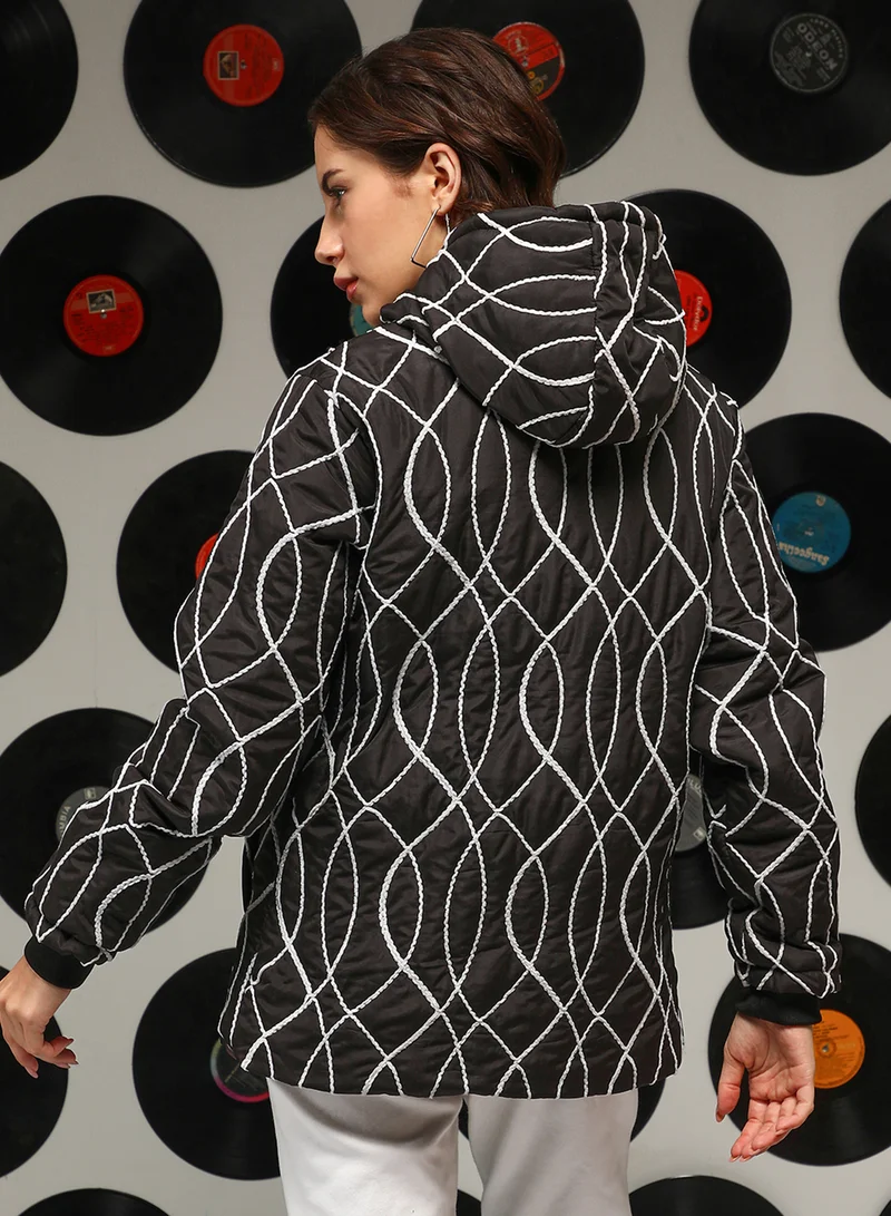 Pinacolada  Women's Midnight Black Supersonic Puffer Jacket for Women | Best Price UAE
