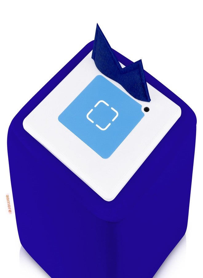 Annmore Dustproof Topper for Toniebox, with Felt Cover for Tonies Ears, Blue - Image 2