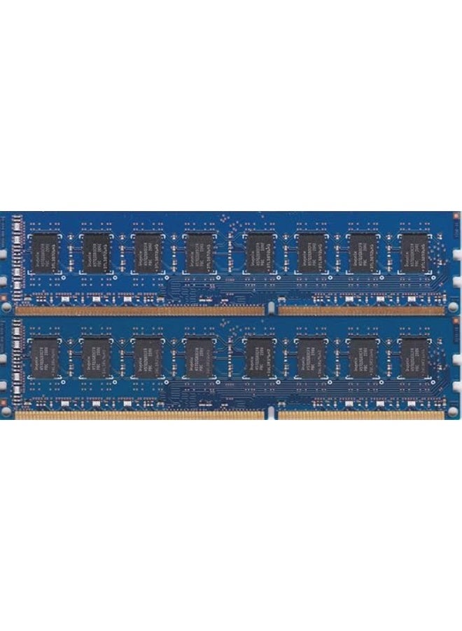 طقم ذاكرة DDR3 لأجهزة الكمبيوتر المكتبية بسعة إجمالية 8 جيجابايت (2 × 4 جيجابايت) بسرعة 1600 ميجاهرتز PC3-12800U لتحسين الأداء - Image 2