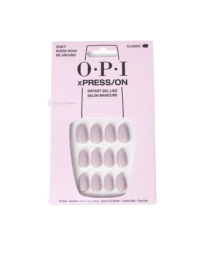Opi xPress/On False Gel-Like Nails Color Don’t Bossa Nova Me Around x30 - Image 1