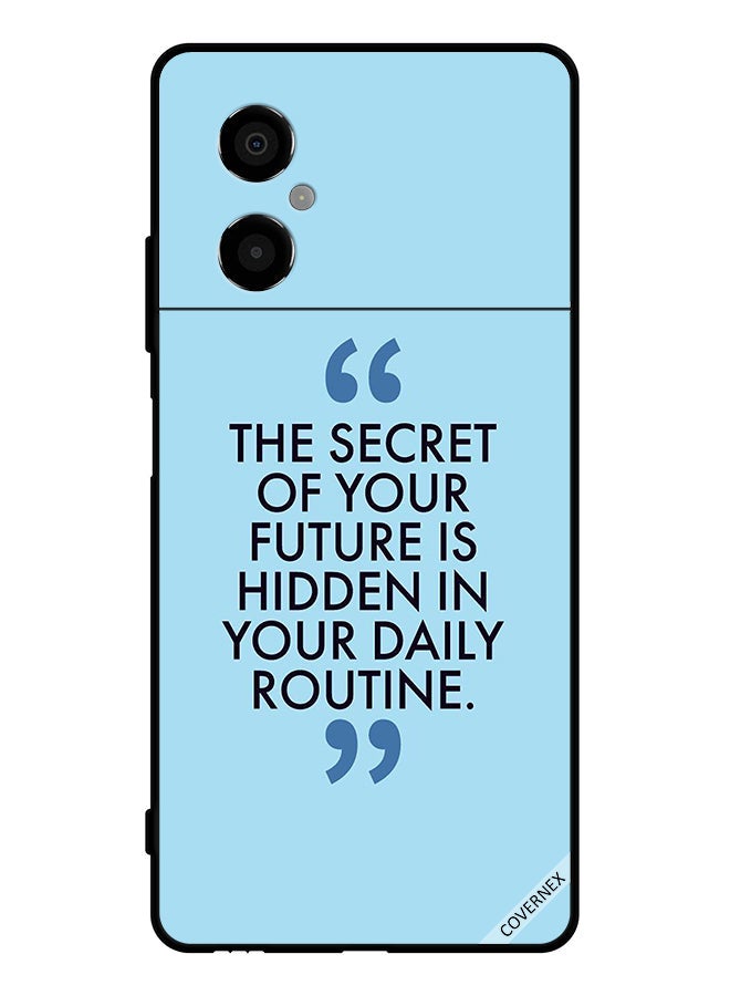 Covernex Protective Case Cover For Xiaomi Poco M4 5G The Secret Of Your Future - Image 1