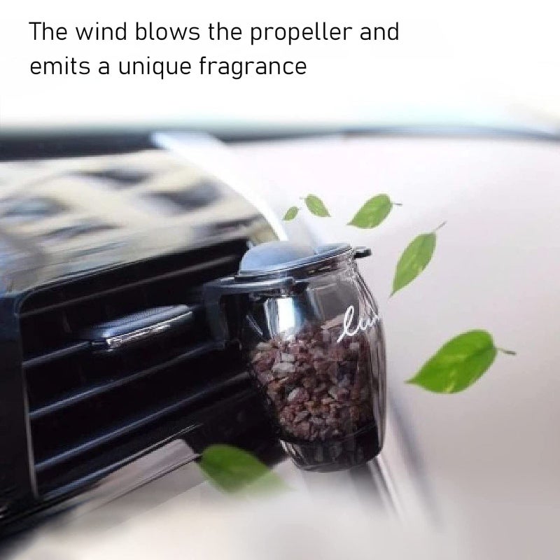 Creative Natural Solid Stone Deodorization And Odor Removal Automobile Air Conditioning Aromatherapy Mixed Hair - Image 3