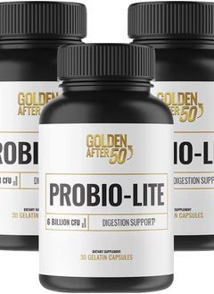 Probio-Lite - for Gut Health and Digestion Support - Probiotics for Men and Women - 3 Bottles - Probiotics for Occasional Heartburn, Gas, Indigestion