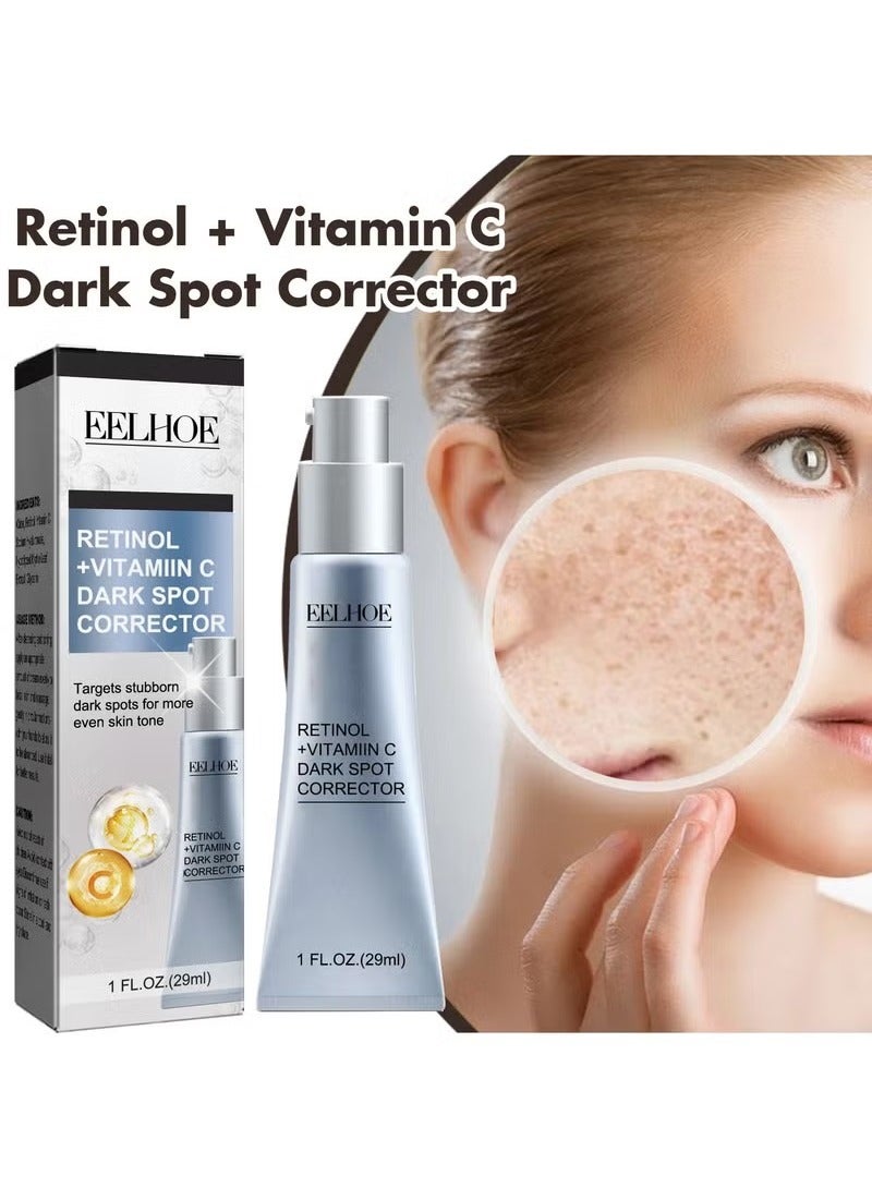 إيلهو كريم ليلي مرطب لشد الوجه، 29 مل، مصحح للبقع الداكنة بالريتينول وفيتامين سي - Image 2