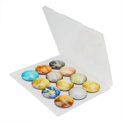 SINKSONS Planetary Refrigerator Magnets - 12 Pack Fridge Magnets, 1.35 Inches Diameter, Best Housewarming Home Decorations Gift. - Image 2