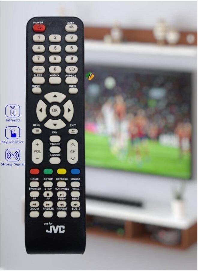 جي في سي جهاز التحكم عن بعد لتلفزيون JVC الذكي LCD LED