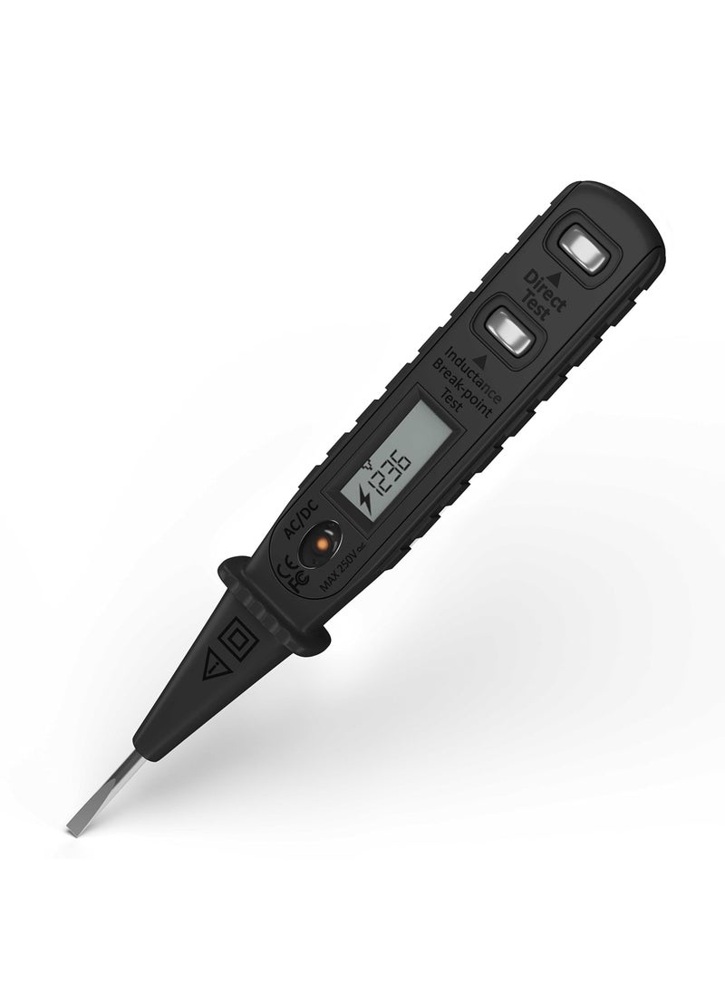 BUILDSKILL BUILDSKILL Digital Voltage Tester 12V220V ACDC 2in1 Line Electrical Tester Pen for Circuit Check Induction Voltage Testing LCD Display Breakpoint Live Object Detection  - Image 1